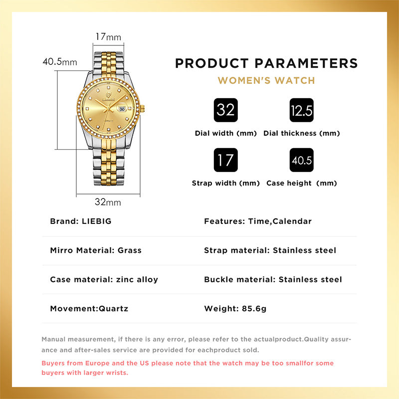 LIEBIG L1038 Women's Fashion Quartz Watch Waterproof Watch