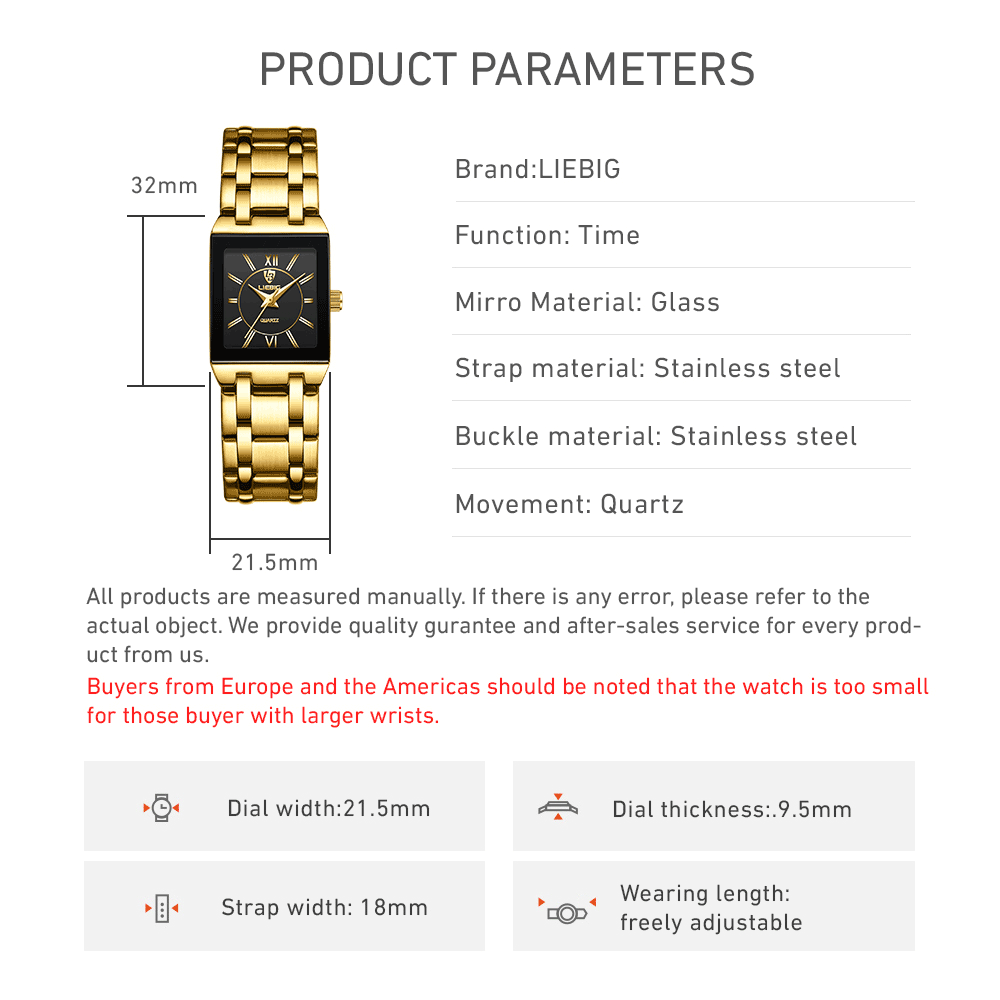 LIEBIG Couple Watch Men Watch Women Watch Waterproof Quartz Watch Fashion Business Style Watch For Men And Women L1029