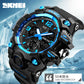 SKMEI 1155B Men Sports Watch Digital Chronograph Waterproof Dual Display Alarm Watch