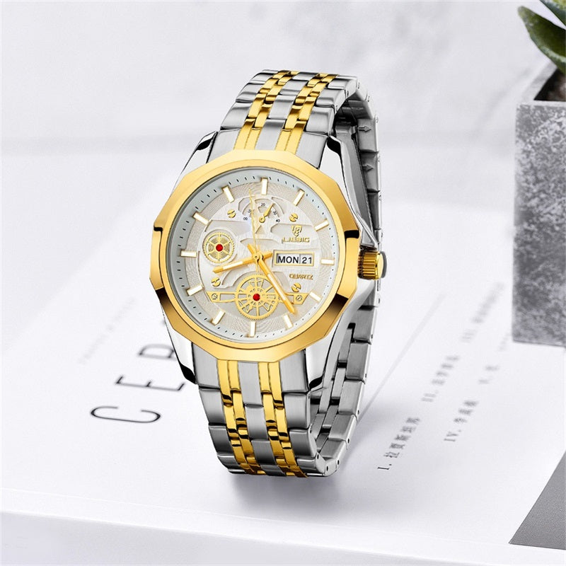 LIEBIG L1037 Watch for Men Business Gentleman Calendar Week Multifunction Quartz Waterproof