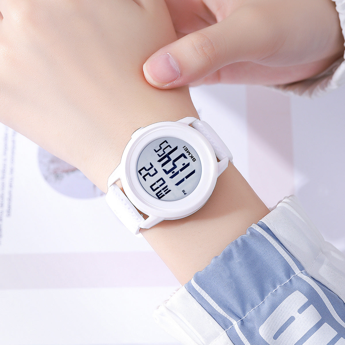 SKMEI 2218 Couple Watch Students Digital Watch Kids Watch Women and Men Watches