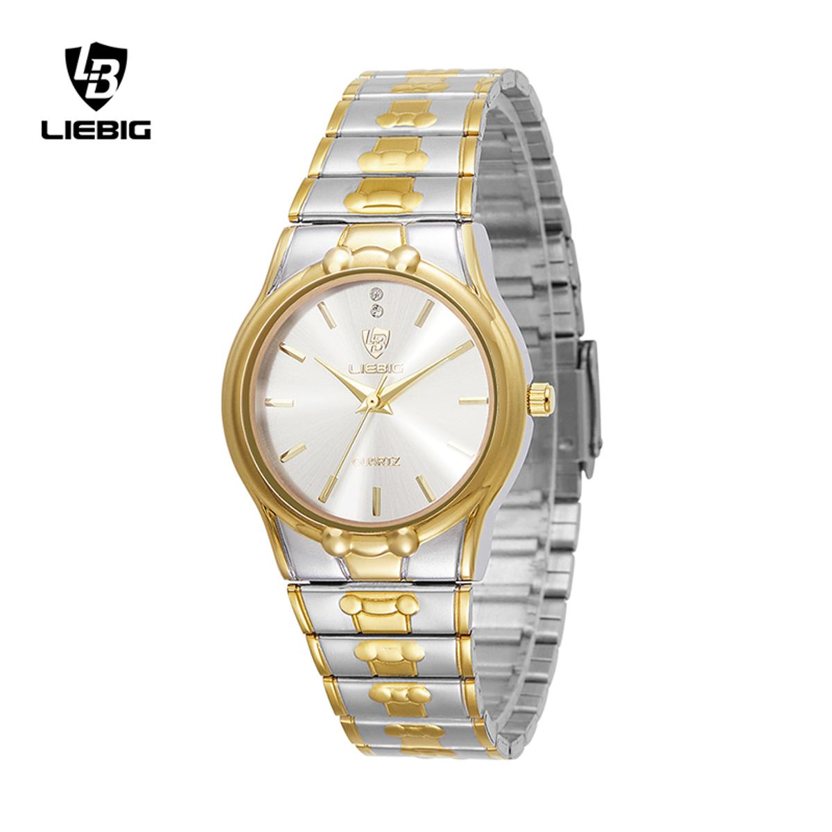 LIEBIG Men Women Watch Fashion Waterproof Stainless Steel Men Women Quartz Watch L1023