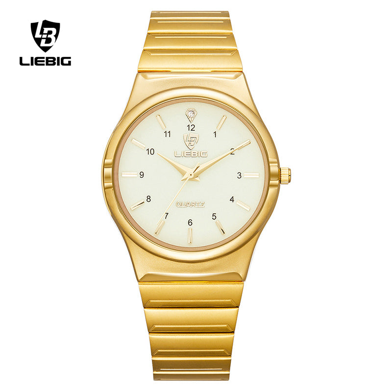 LIEBIG Men Women Watch Waterproof Stainless Steel Men Women Quartz Watch L1024