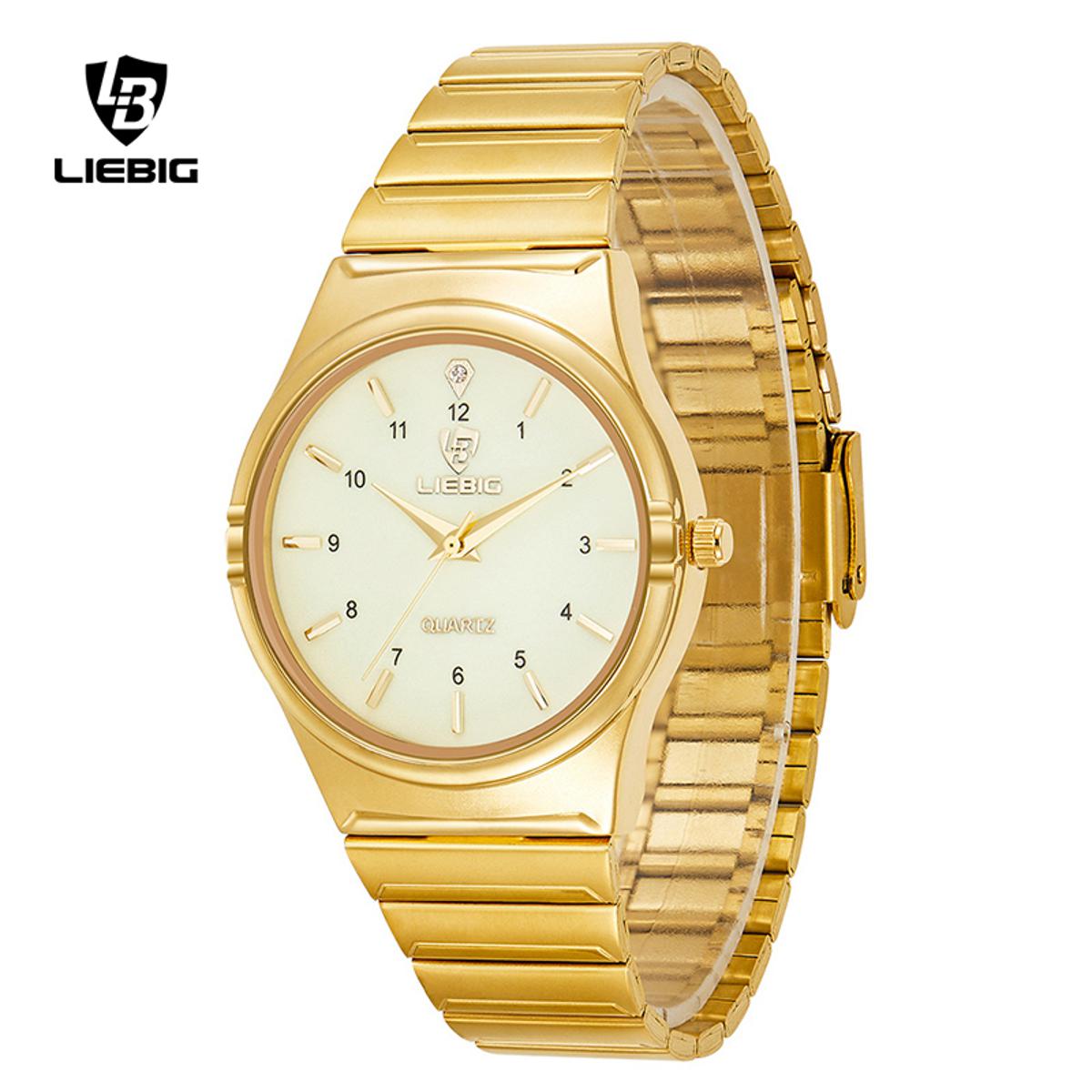 LIEBIG Men Women Watch Waterproof Stainless Steel Men Women Quartz Watch L1024